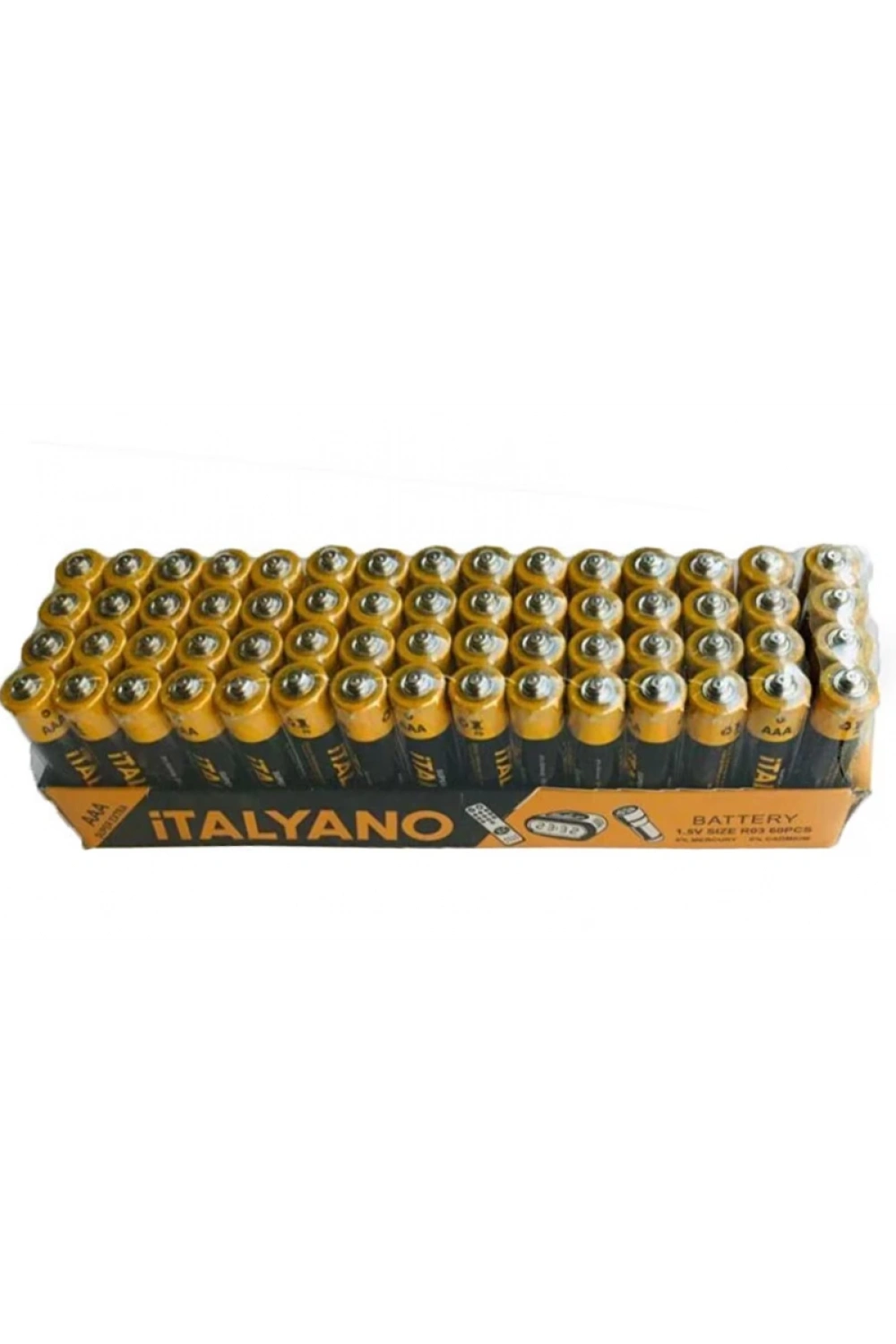 Italyano Itl-aaa İnce Kalem Pil Pakette 60 Adet