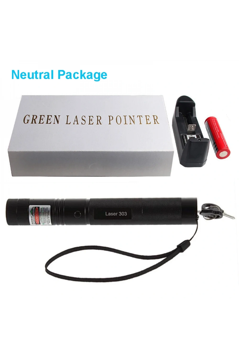 İtalyano Ka-846 100mw Desen Başlıklı Şarjlı Yeşil Lazer Pointer