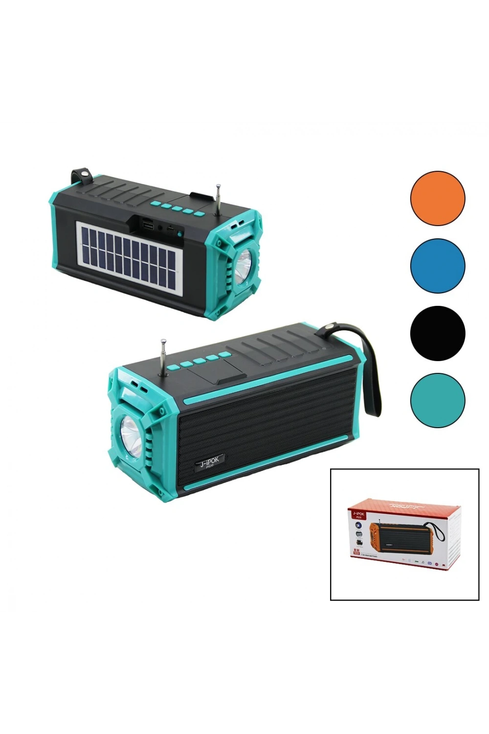 J-ipok P-520 Hasuba Hs-293 ( Fenerli ) (solar Panelli & Usb Şarjlı)( Bluetooth ) Fm Radyo (mp3 Usb & Tf Player) 8w*50
