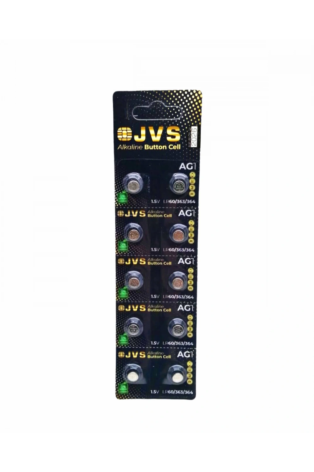Jvs Ag1 1.5v Lr60 Saat Pili 10lu Kart*400