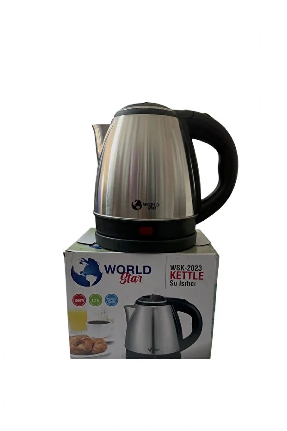 Kablosuz Sıcak Su Isıtıcı, 1,2 Litre, Ev Ve Otel World Star