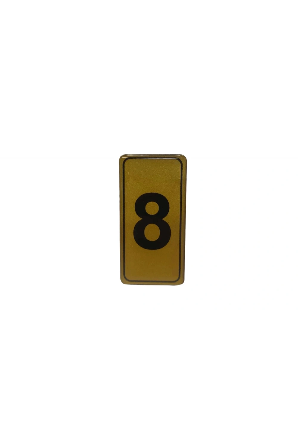 Kapı Numarası No-8 Silikonlu Yapışkanlı*10x20