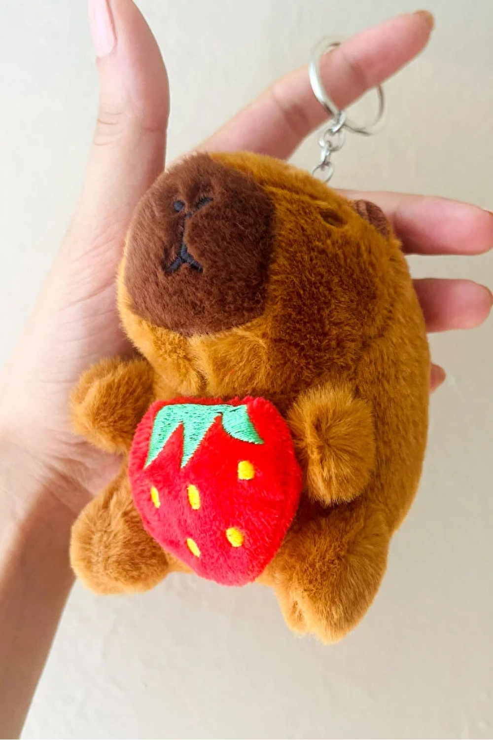 Kapibara Peluş Anahtarlık