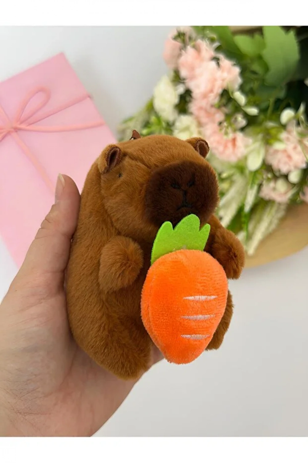 Kapibara Peluş Anahtarlık