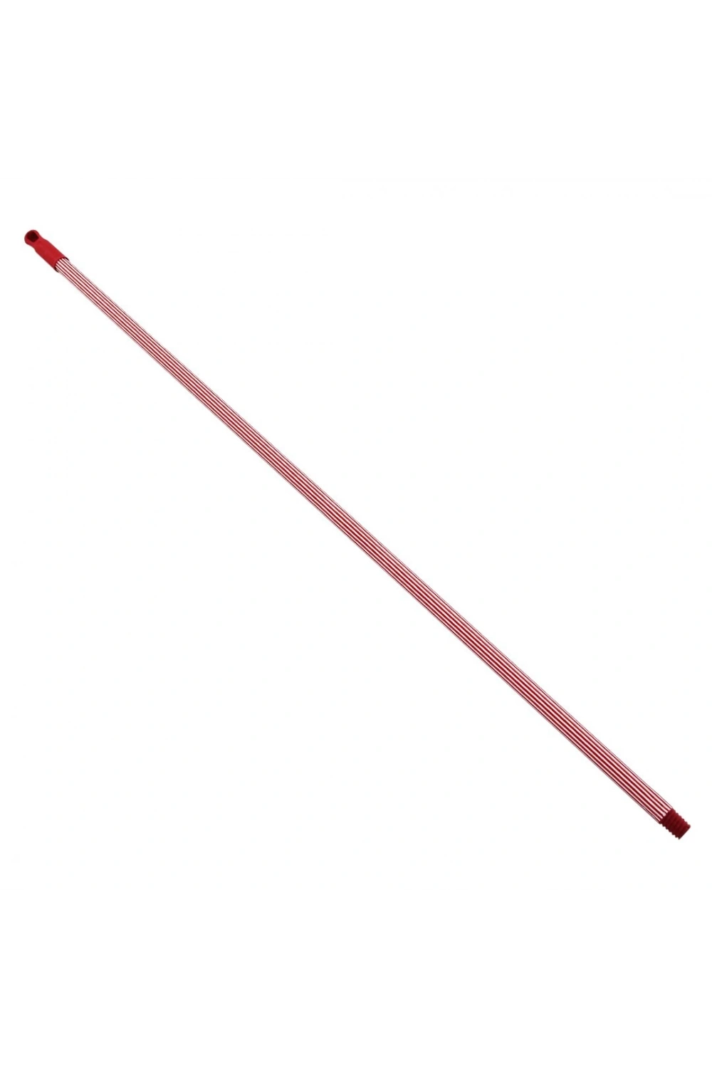 Kappro ( Kırmızı & Beyaz Çizgili ) ( Metal ) Vilada Fırça Sapı 120cm*25=k