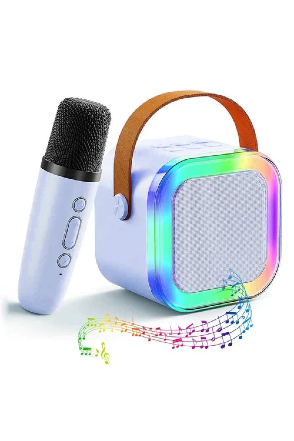Karaoke Mikrofon Hoparlör Seti Mini Egonex