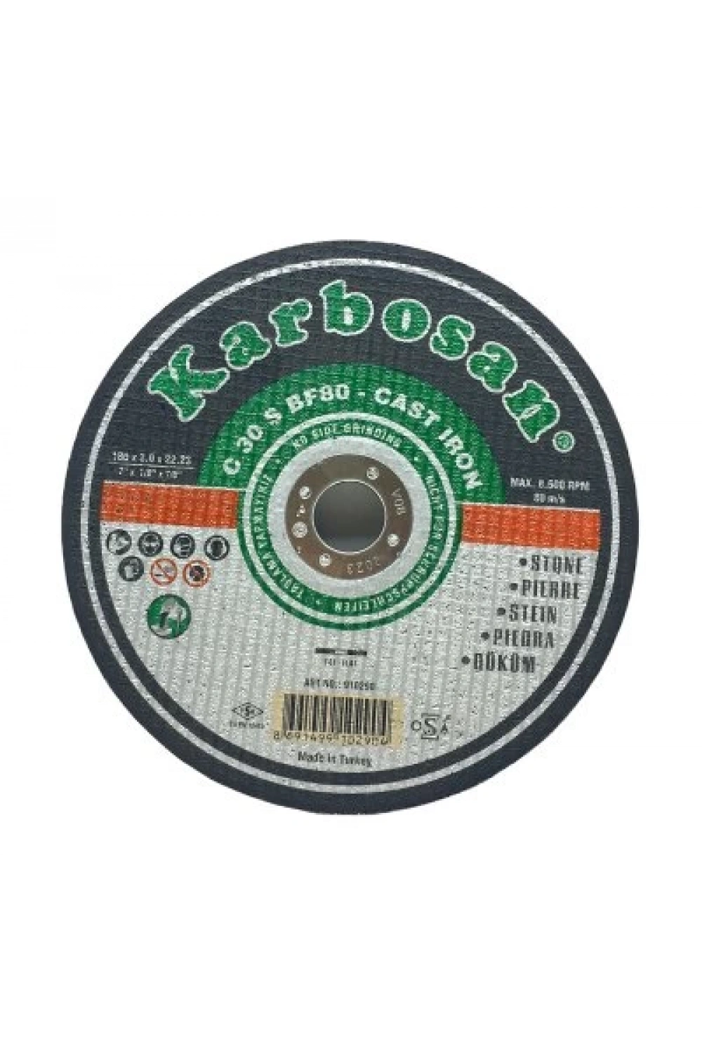Karbosan 910290 Sc Mermer Kesci Disk 180mmx3.0x22*150