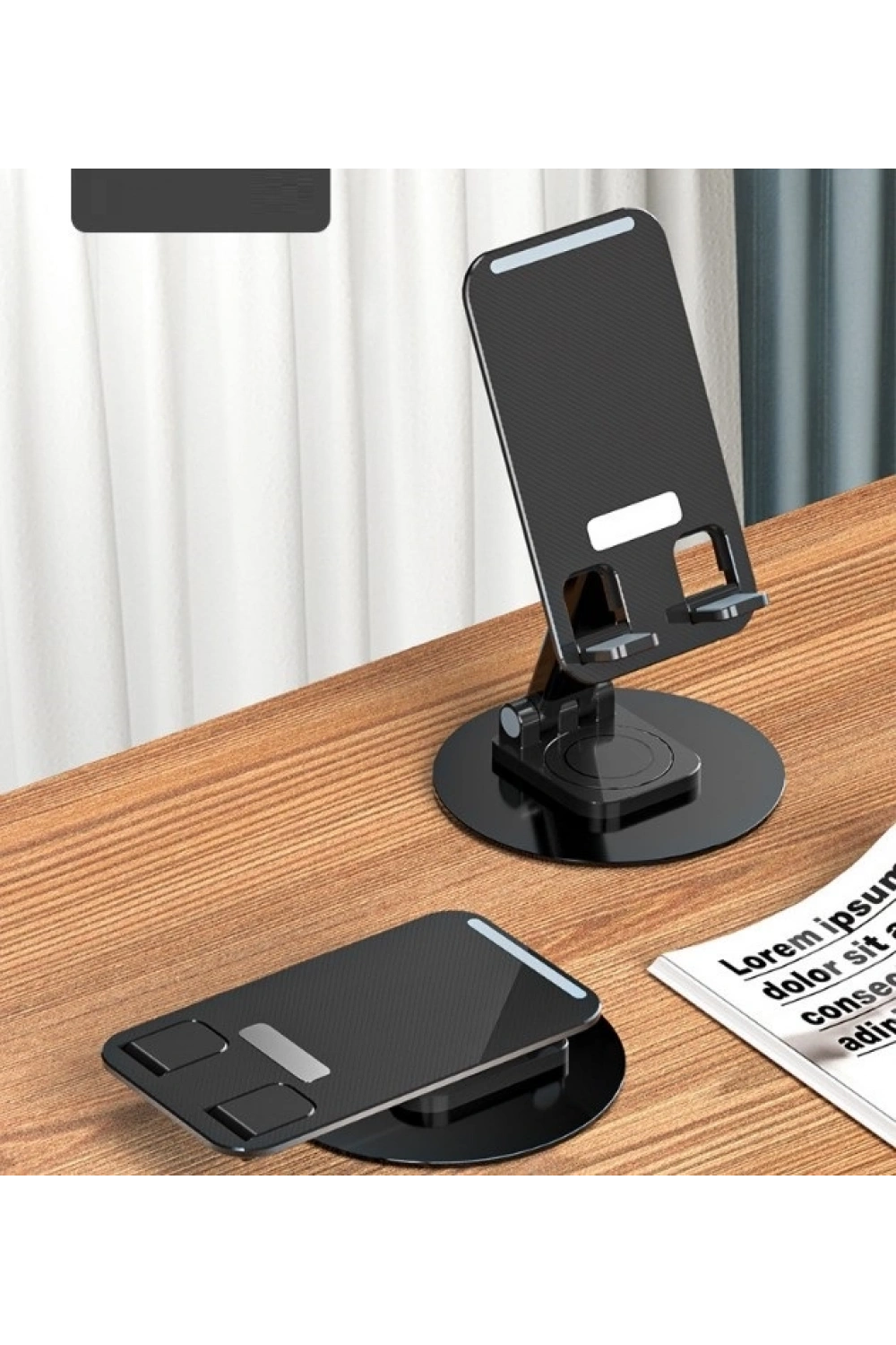 Katlanabilir Telefon Tutucu Stand Yuvarlak Tabanlı CM-074