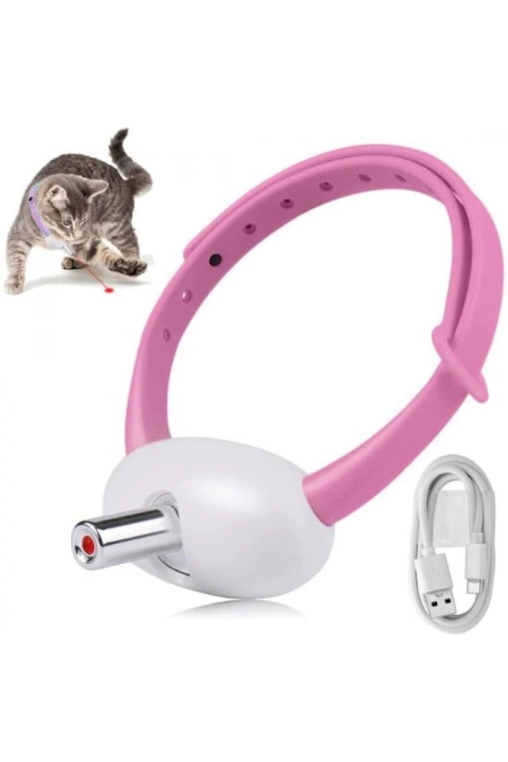 Kedi Otomatik Lazer Oyun Tasması