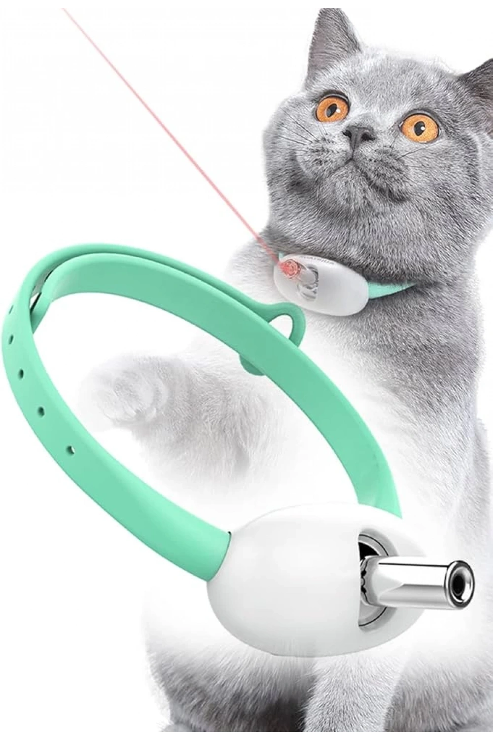 Kedi Otomatik Lazer Oyun Tasması