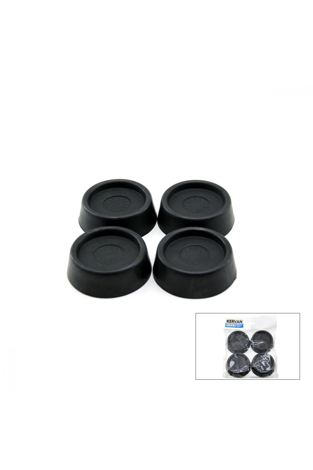 Kervan ( Siyah ) ( 4pcs ) Çamaşır Makine Titreşim Önleyici Ayak*140