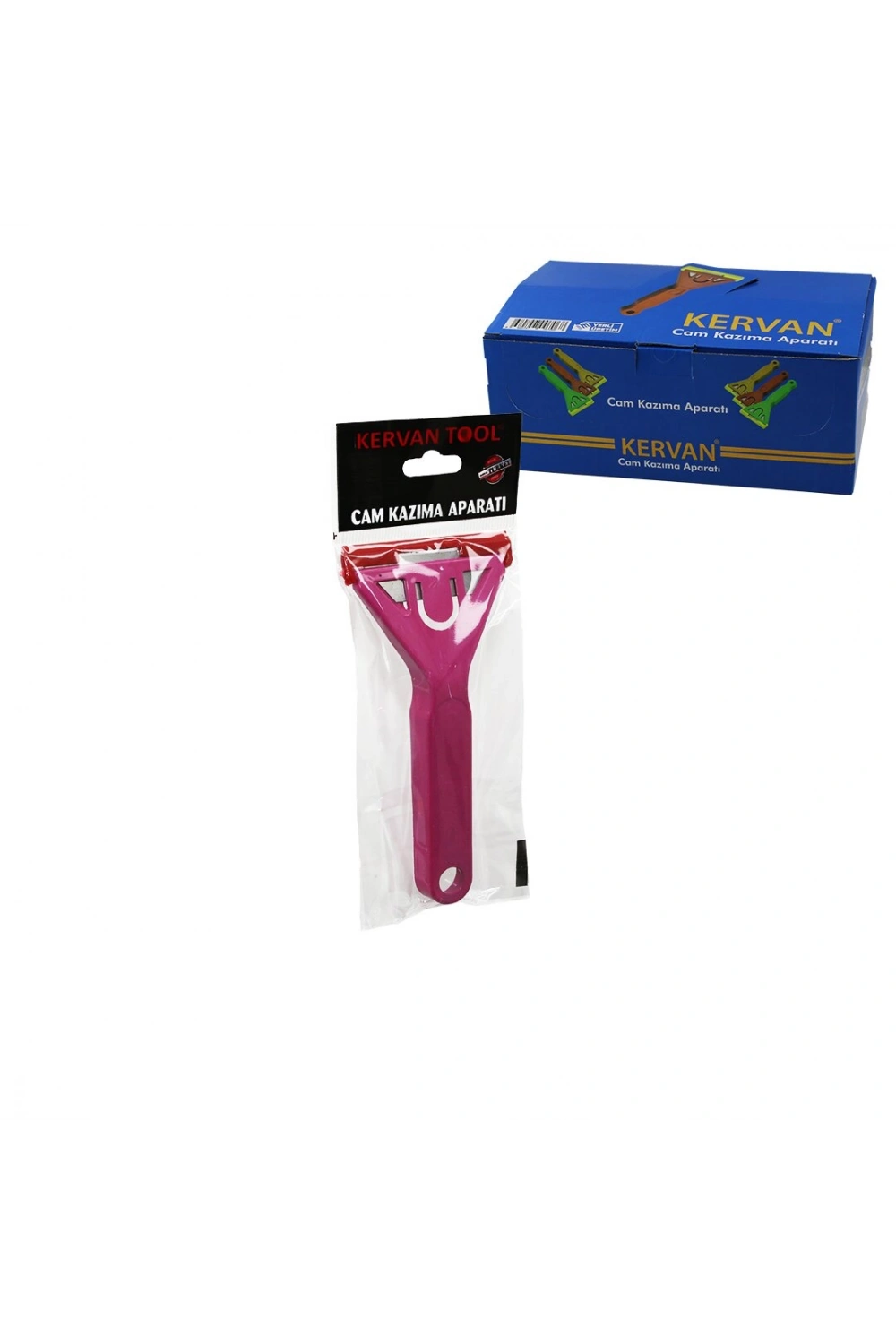 Kervan Tool Cam Kazıma & Buz Kazıyıcı Bıçak ( Plastik Saplı )*36x20