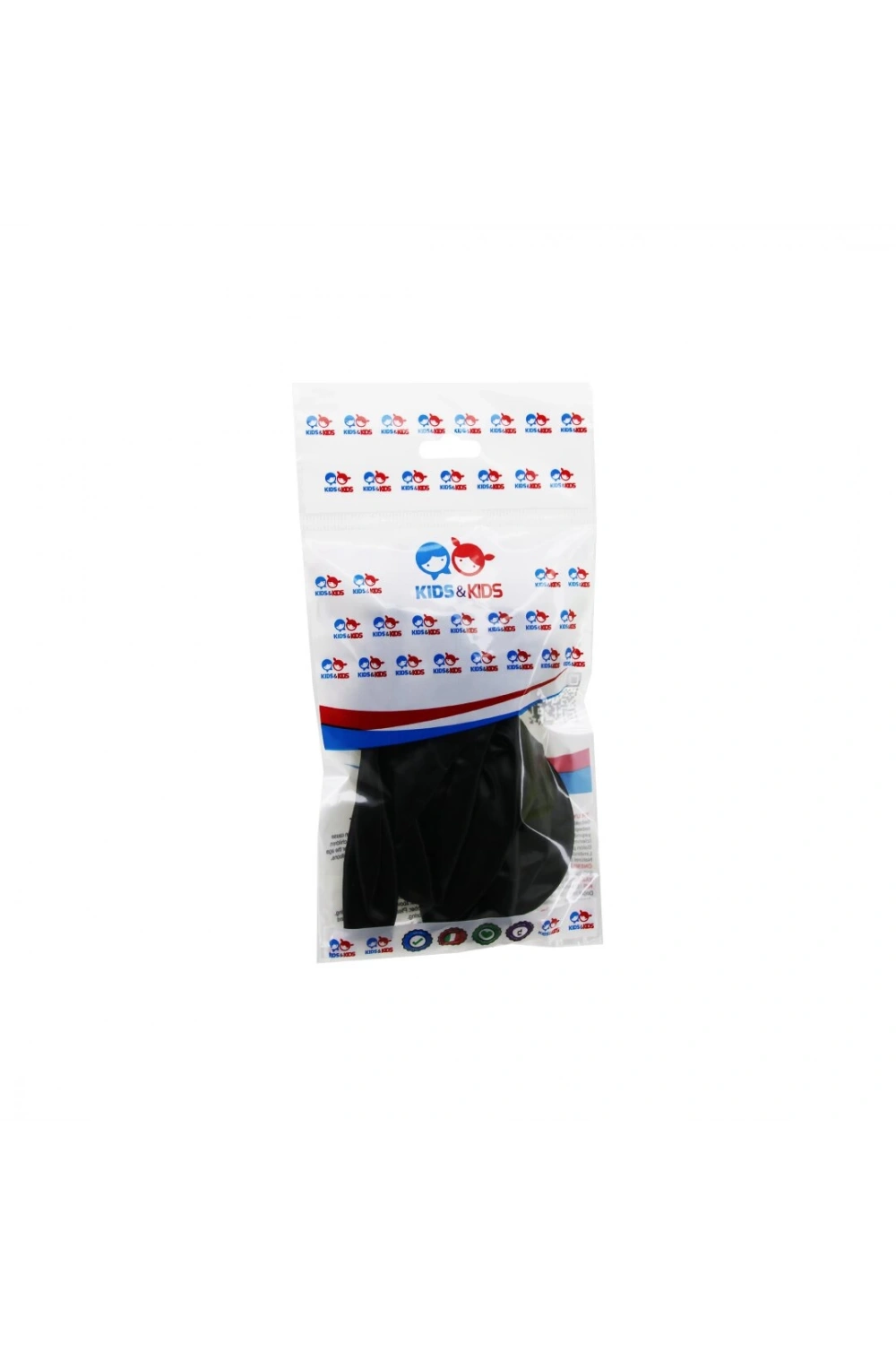 Kıds & Kıds M-065 ( Metalik & Siyah ) ( 10pcs ) Balon*10x50