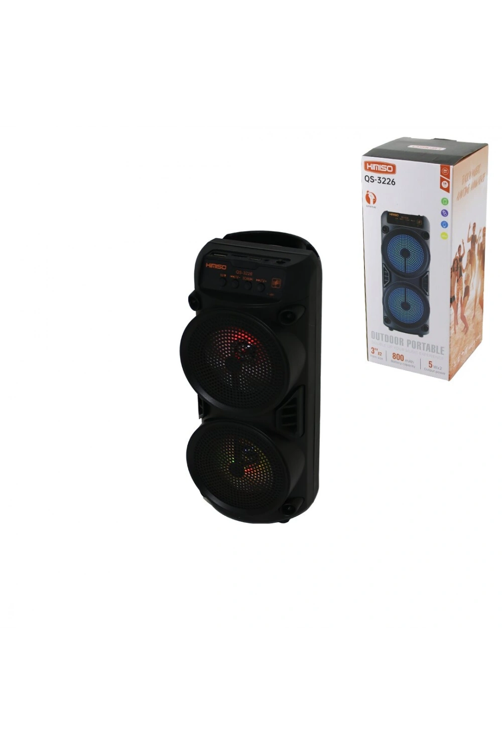 Kımıso Platoon Qs-3226 Pl-4665 ( 3x2 ) Speaker Hoparlör ( Bluetooth ) ( Wıreless Speaker )( Usb Sarjlı & Bluetooht ) 5wx2*40