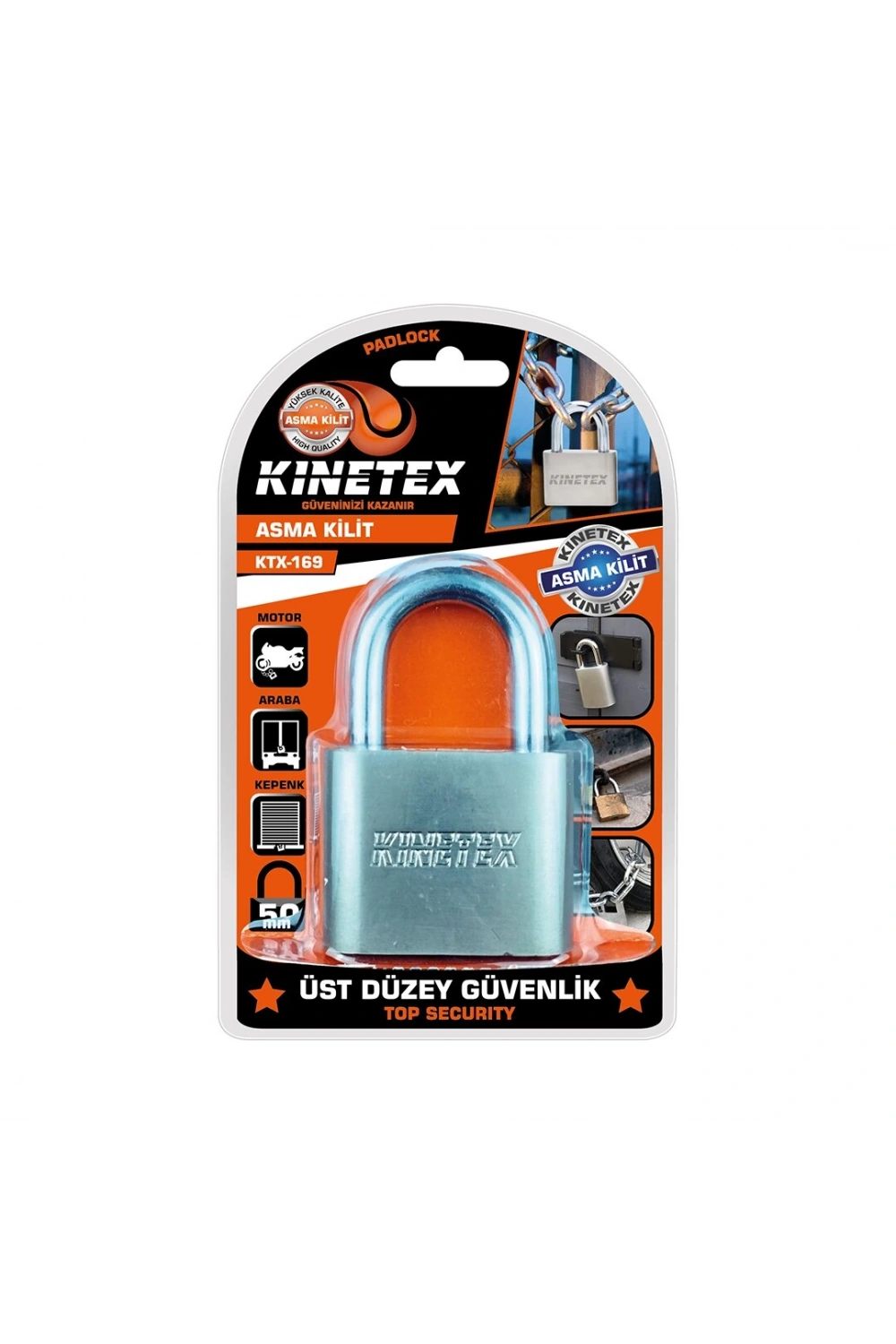 Kınetex Ktx-169 ( 50mm ) Asma Kilit*12x6