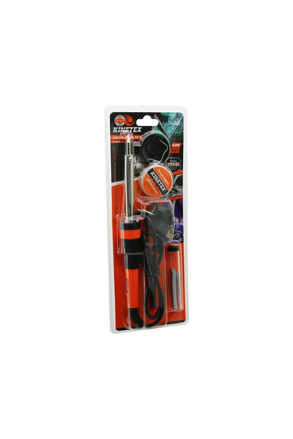 Kınetex Ktx-2659 ( 2ın1 ) Kalem Havya Lehim Set 60w*100