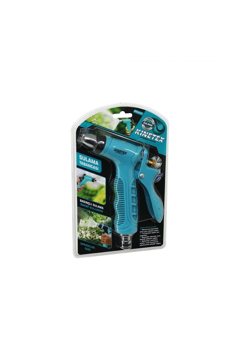 Kınetex Ktx-3171 Sulama Tabanca ( Sprey & Su Ayar ) ( 1/2 Lüx Rekor )*48