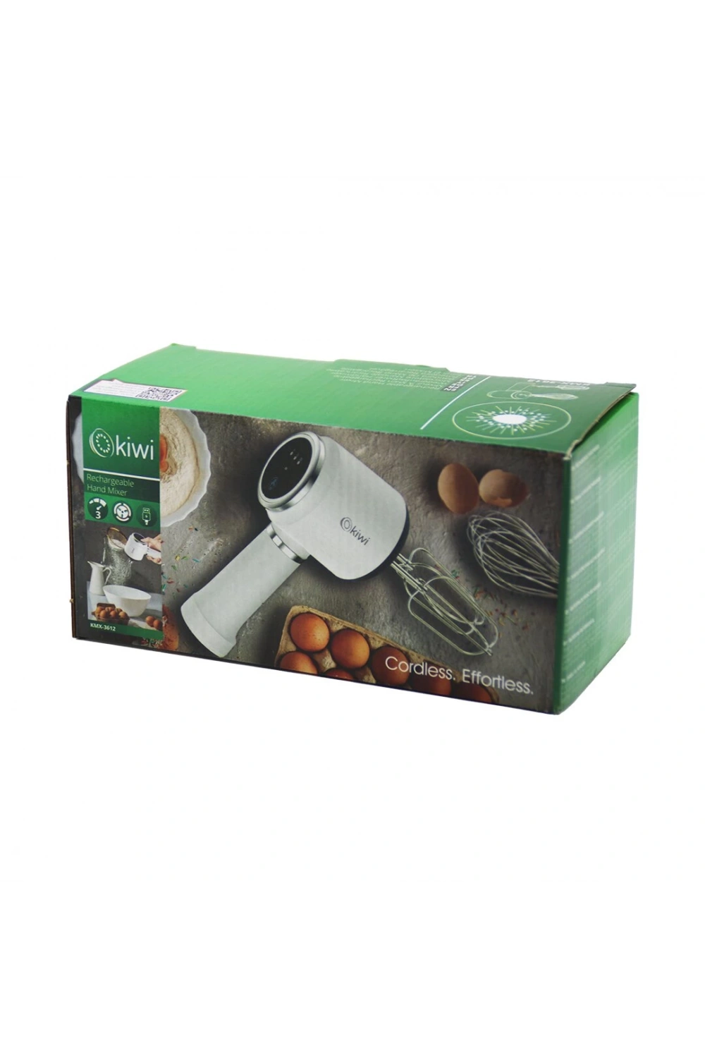 Kiwi Kmx-3612 ( Usb Şarjlı ) Mikser ( 2 X 2-model Çırpıcı = 4pcs ) ( 20w ) ( 3-kademe Hız=ışıklı Gösterge ) (li-ion Pil:1500mah)*12