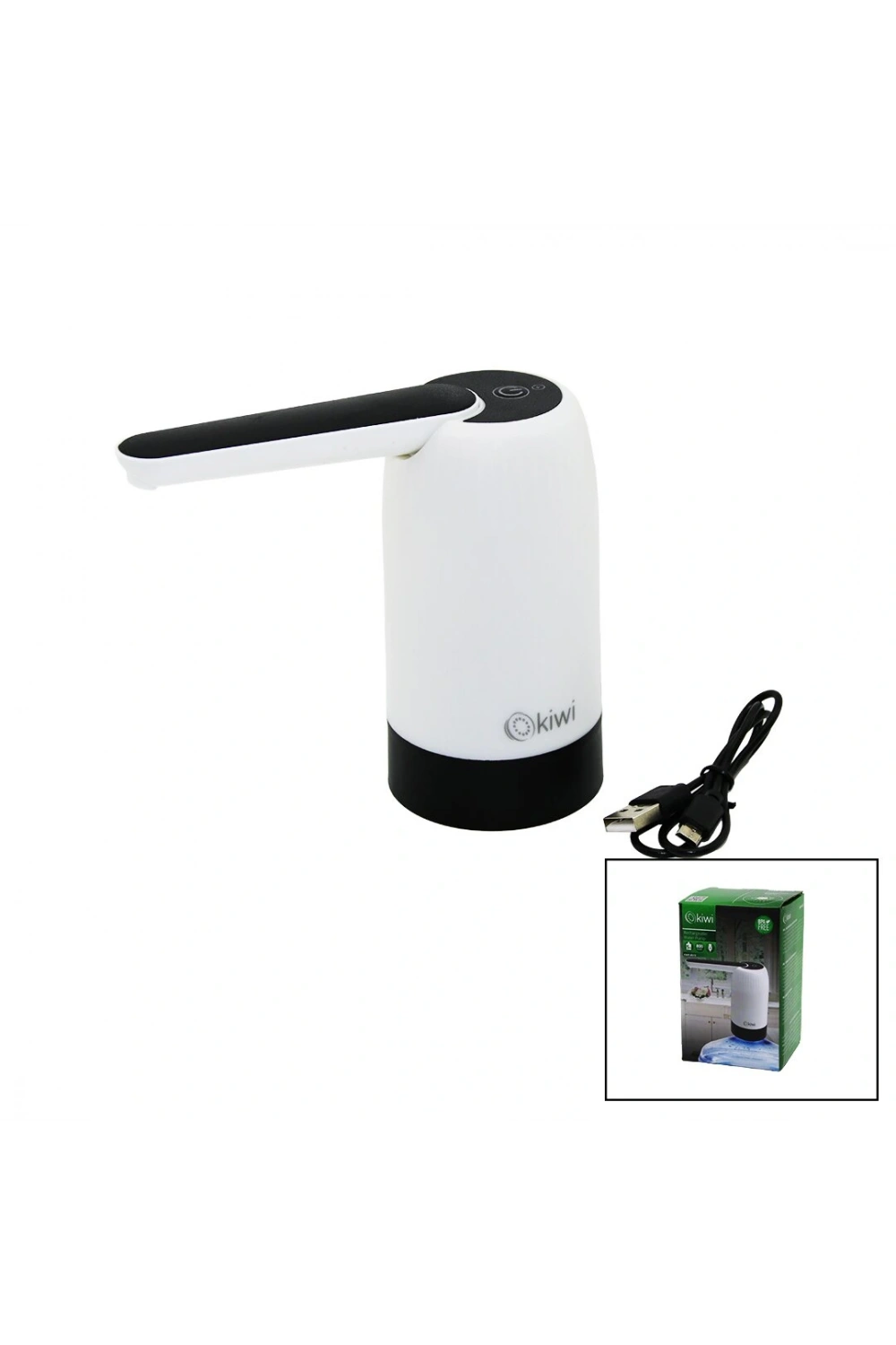 Kiwi Kwp-8513 ( Usb Şarjlı & Otomatik ) Damacana Su Pompası ( 800mah )*50