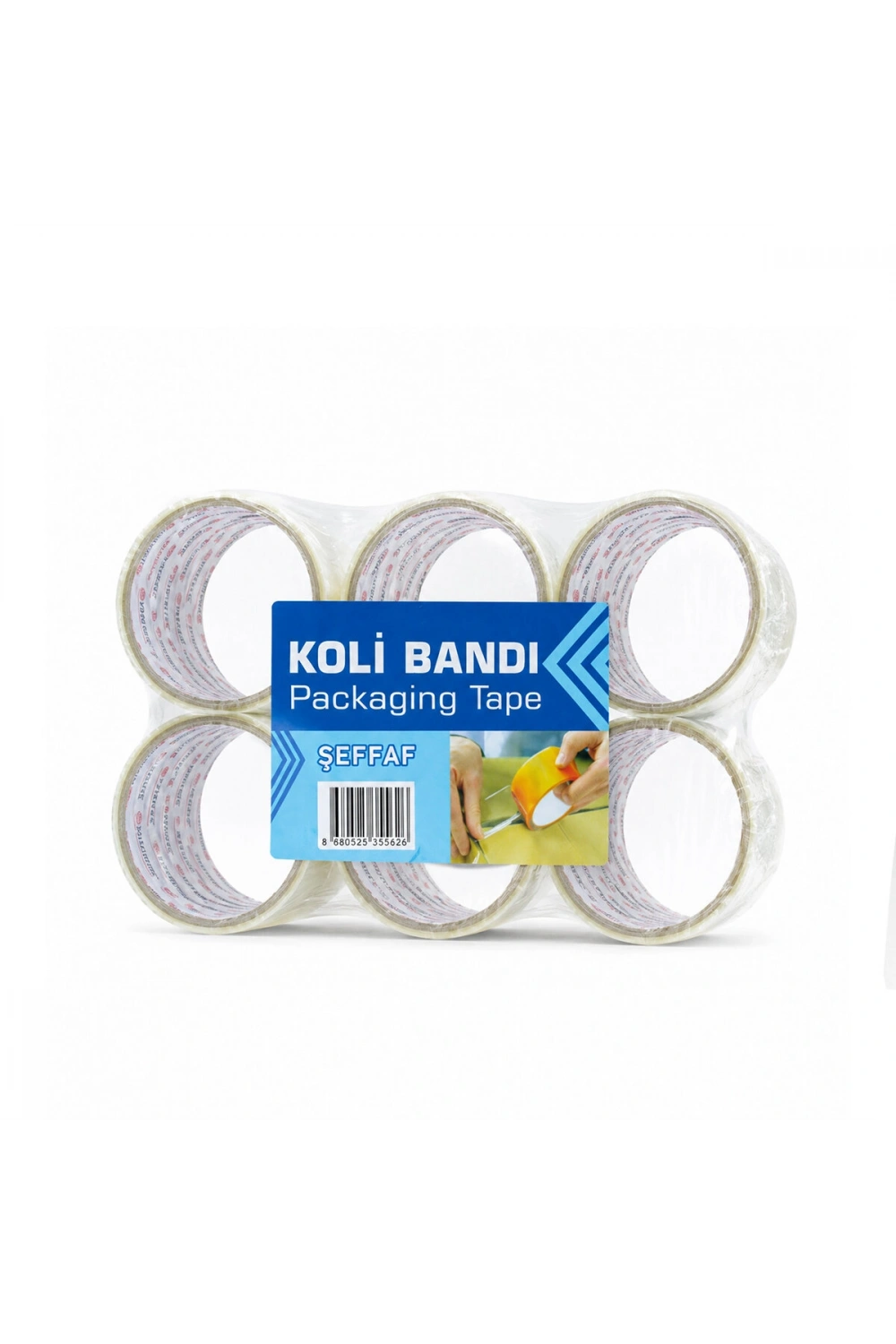 Krt-1010 Packaging Tape ( 43mm X 20yds ) ( Şeffaf ) Koli Bantı*12x12