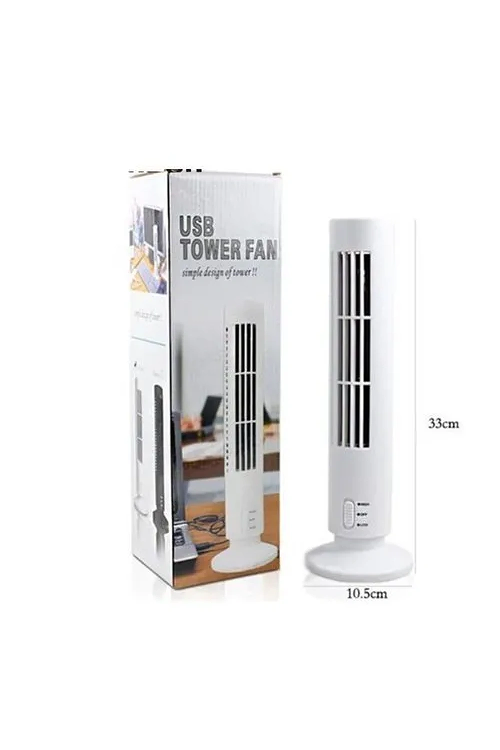 Kule Tipi Usb Elektrik Fan Yapraksız Klima Fanı