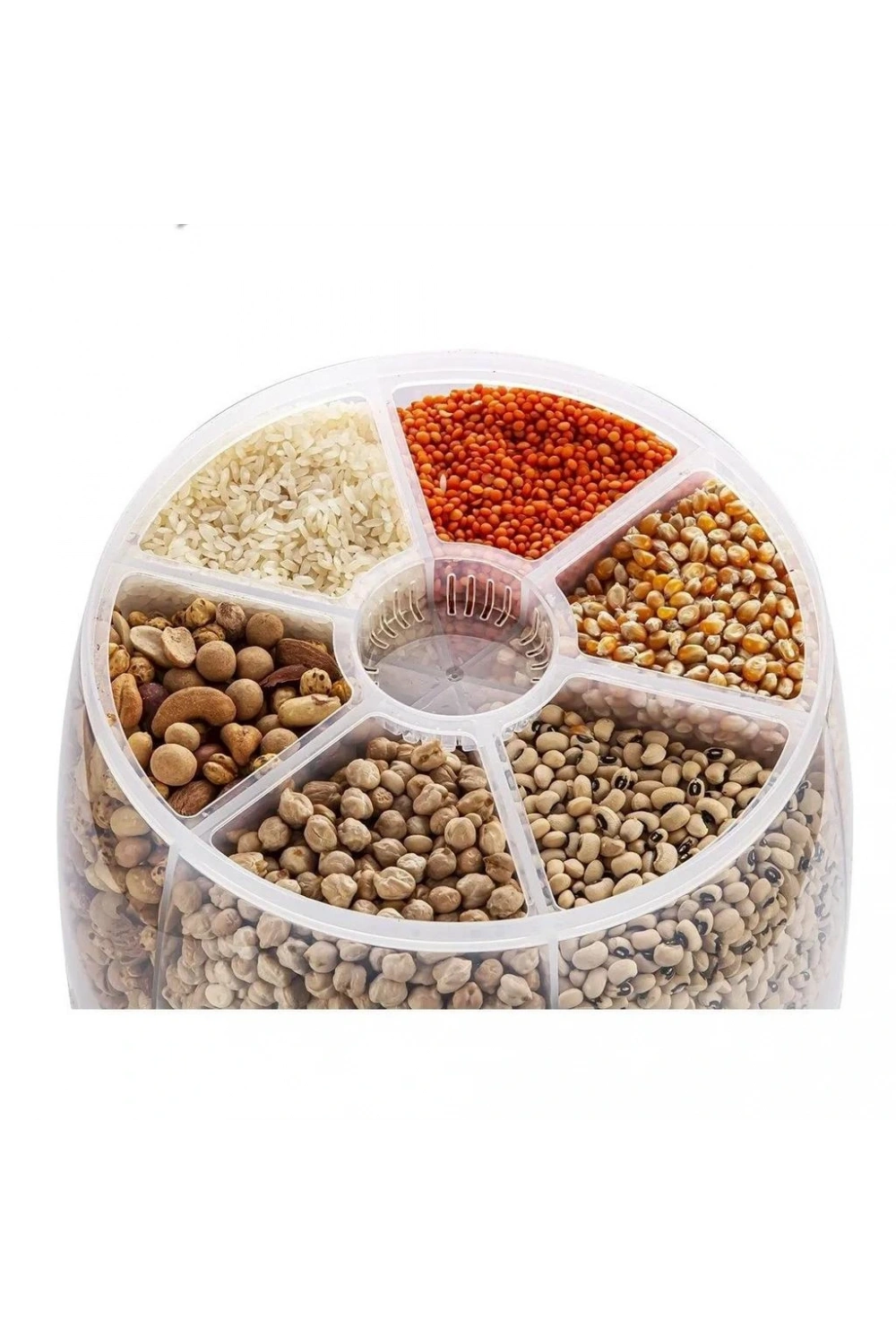 Kuru Gıda Ve Bakliyat 6lı Erzak Saklama Kabı 6 Kg