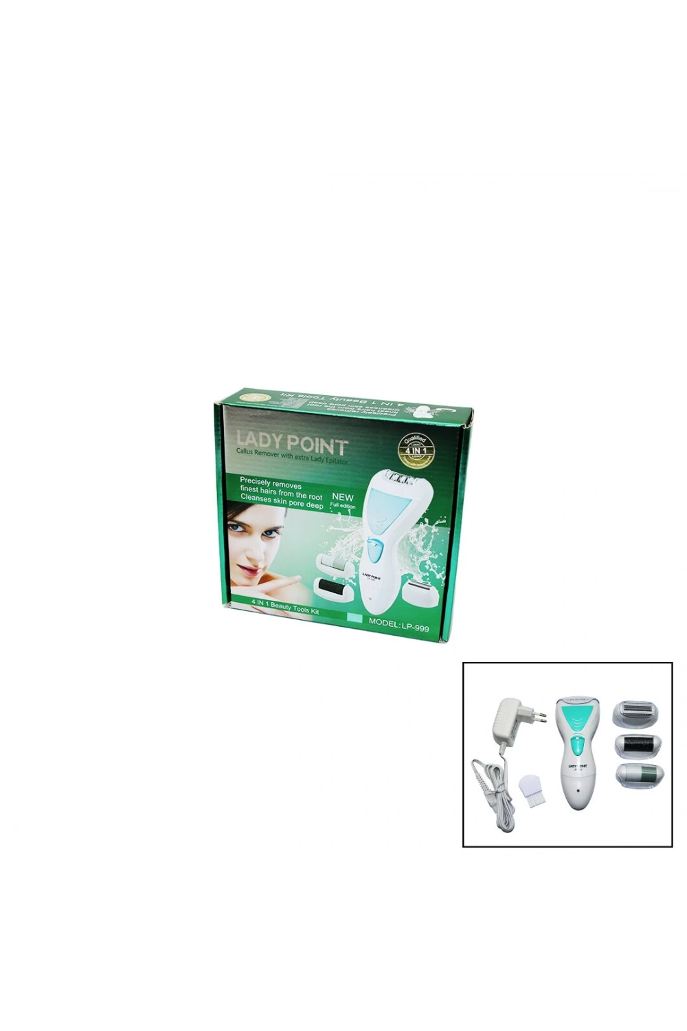 Lady Poınt Lp-999 ( 4ın1 Başlıklı ) Epilasyon Makinesi*40