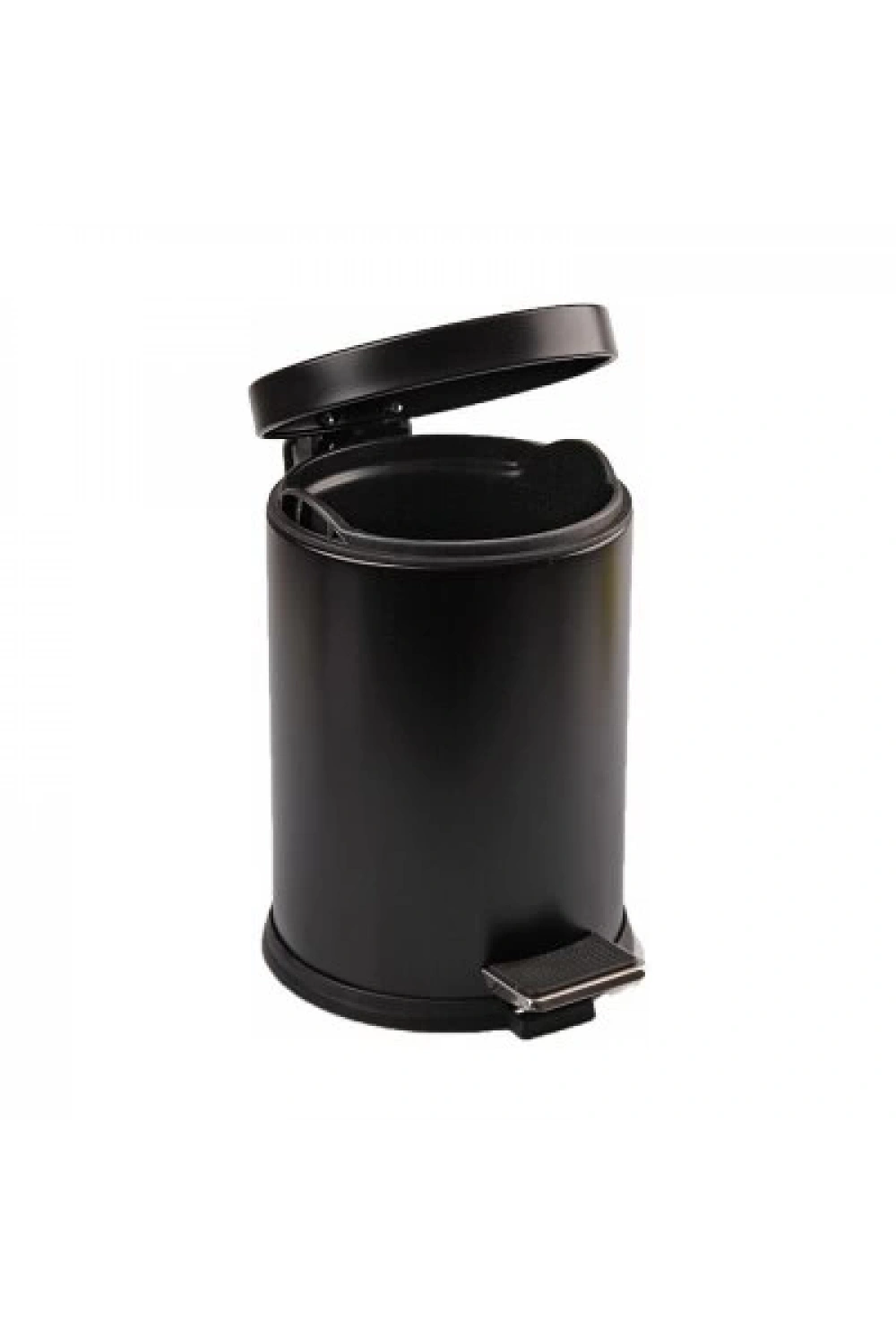 Lalezar Lzr-813-s ( 5lt ) ( Siyah ) Pedallı Metal Çöp Kovası*8
