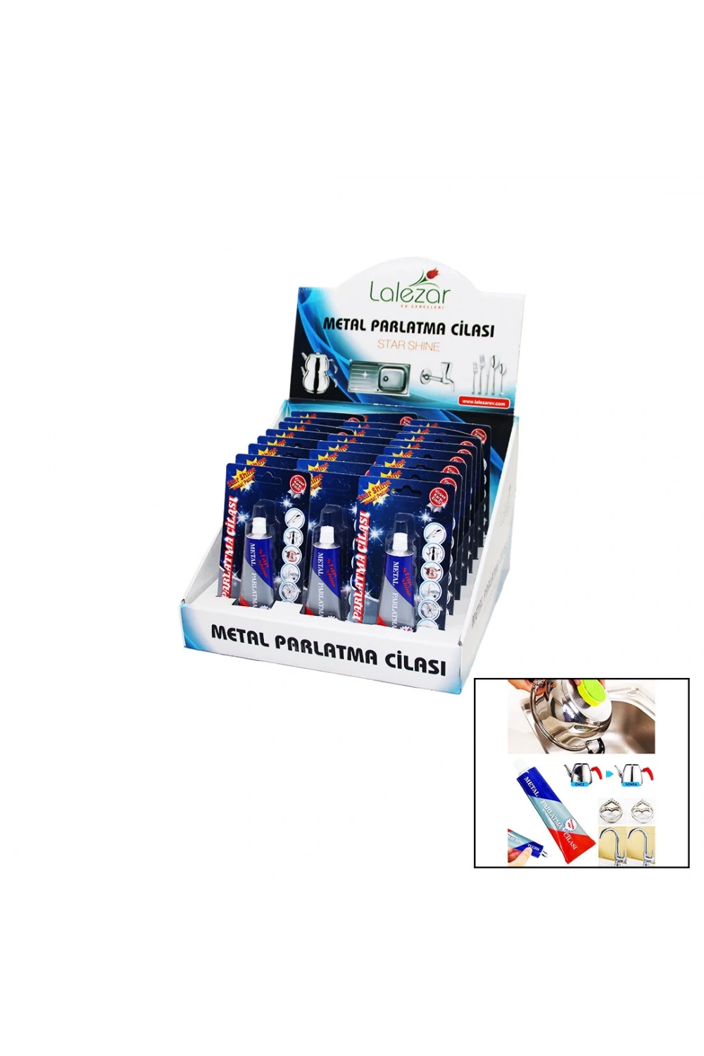 Lalezar Star Shine Lzr-531 Metal Parlatma Cilası 50gr*24=k