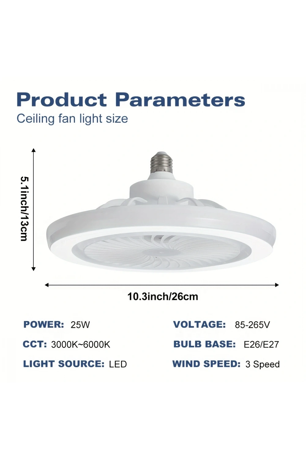 Led Lambalı Tavan Vantilatörleri