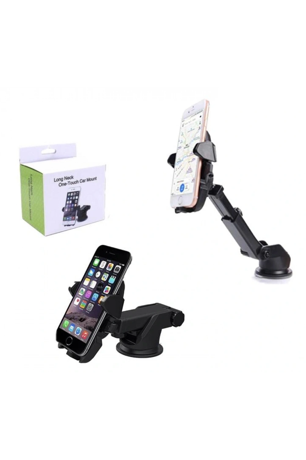 Long Neck One Touch Car Mount Araç İçi Telefonu Tutucu