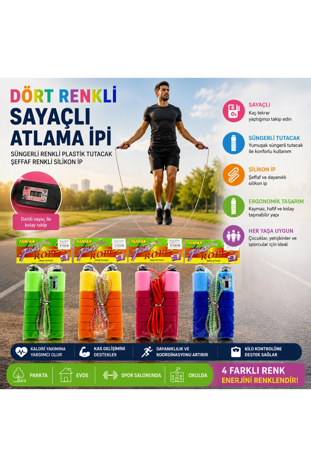 Lotus Lts-sp101 ( Sayaçlı ) Atlama İpi*200