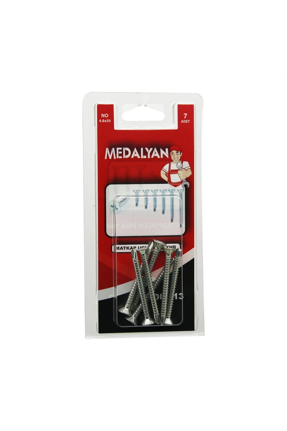 Medalyan Dl-13 ( 4.8x50 ) Matkap Uçlu Vida Yhb ( 7pcs )*12x10