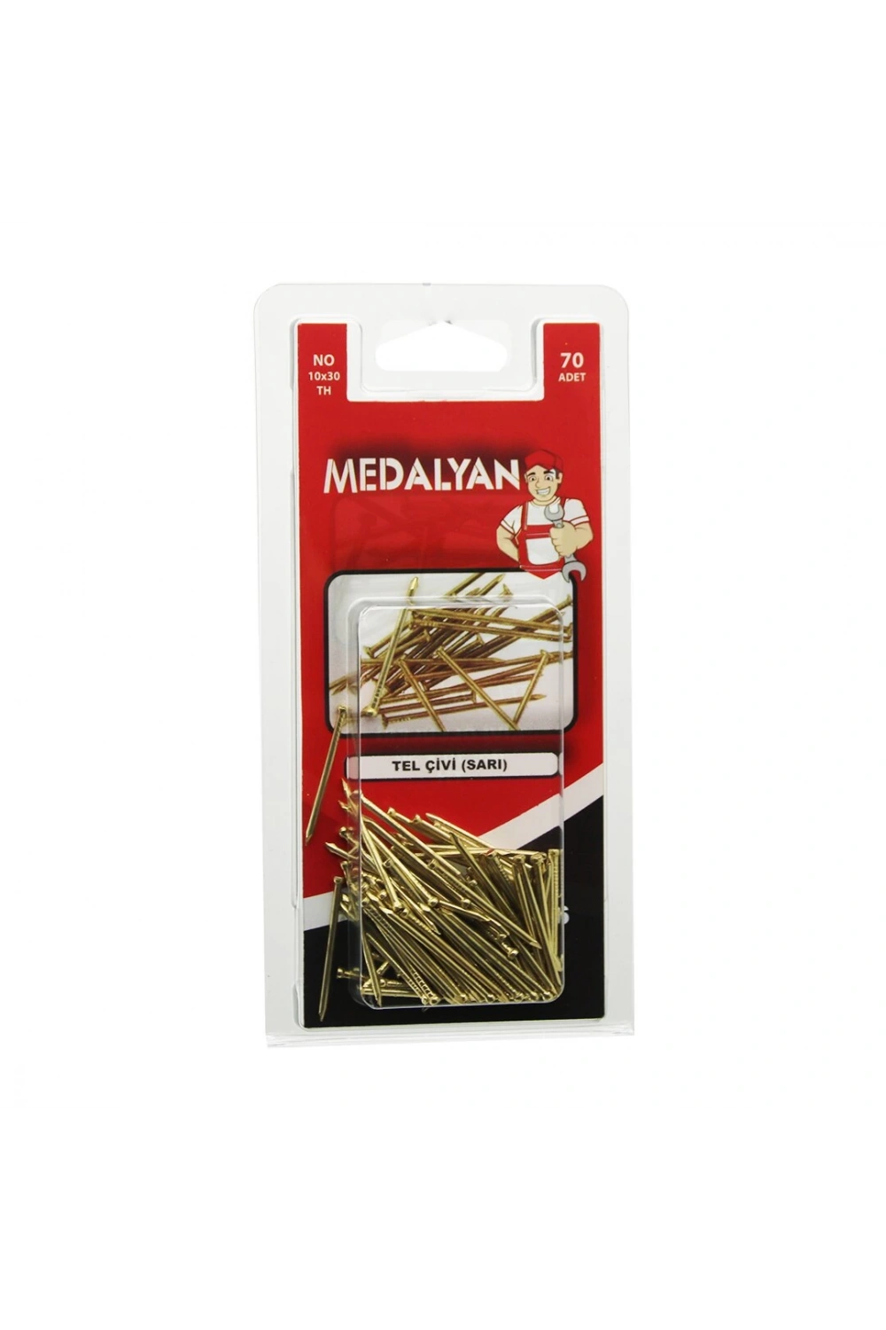 Medalyan Dl-16 ( 10x30 ) Th Tel Çivi ( 70pcs )*12x10