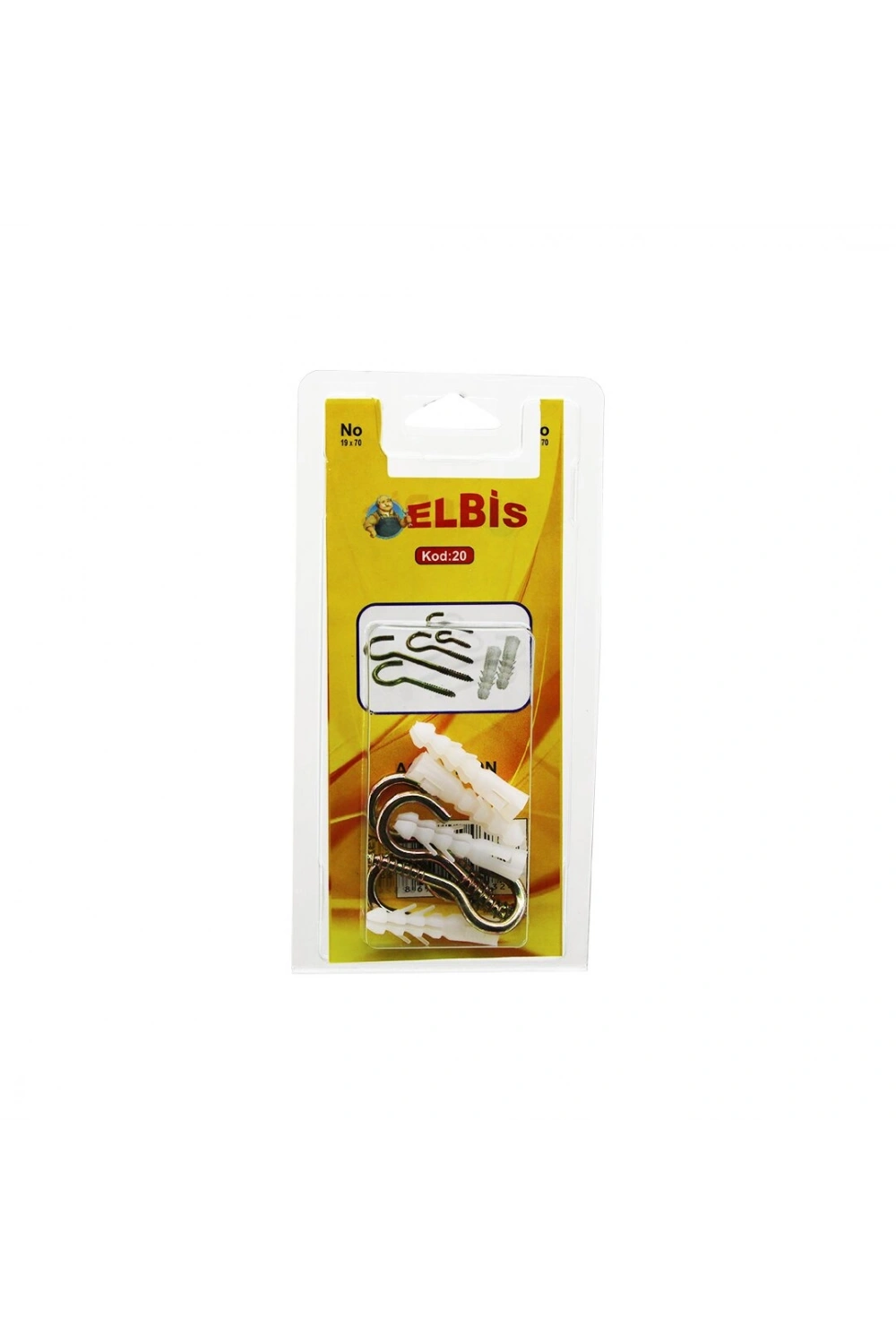 Medalyan Dl-26 ( 19x70 ) Açık Piton ( Dübelli=no-6 ) ( 6pcs )*12x10