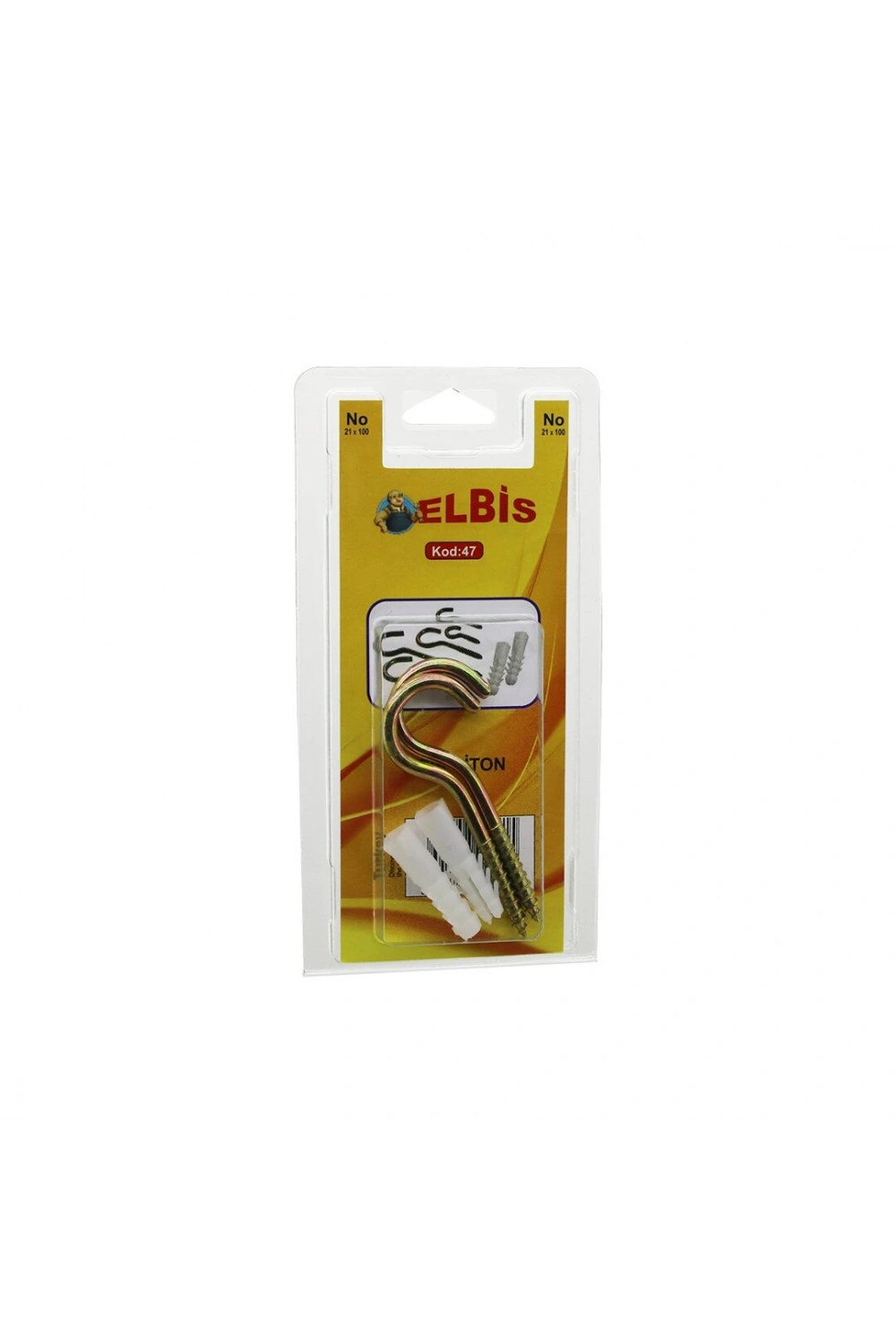 Medalyan Dl-28 ( 21x100 ) Açık Piton ( Dübelli=no-8 ) ( 4pcs )*12x10
