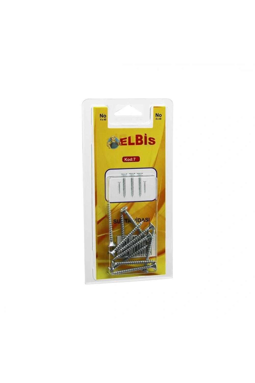 Medalyan Dl-34 ( 4x40 ) Dübelli Vida ( Dubel=no-7 ) ( 10pcs )*12x10
