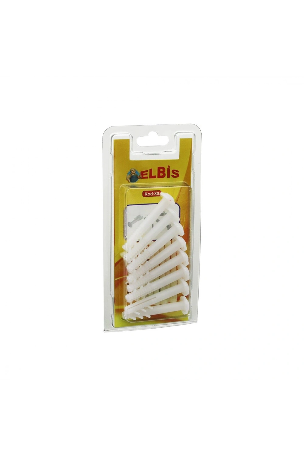 Medalyan Dl-57 Korniş Montaj Dübeli ( Plastik Çivili ) ( 10pcs )*12x9