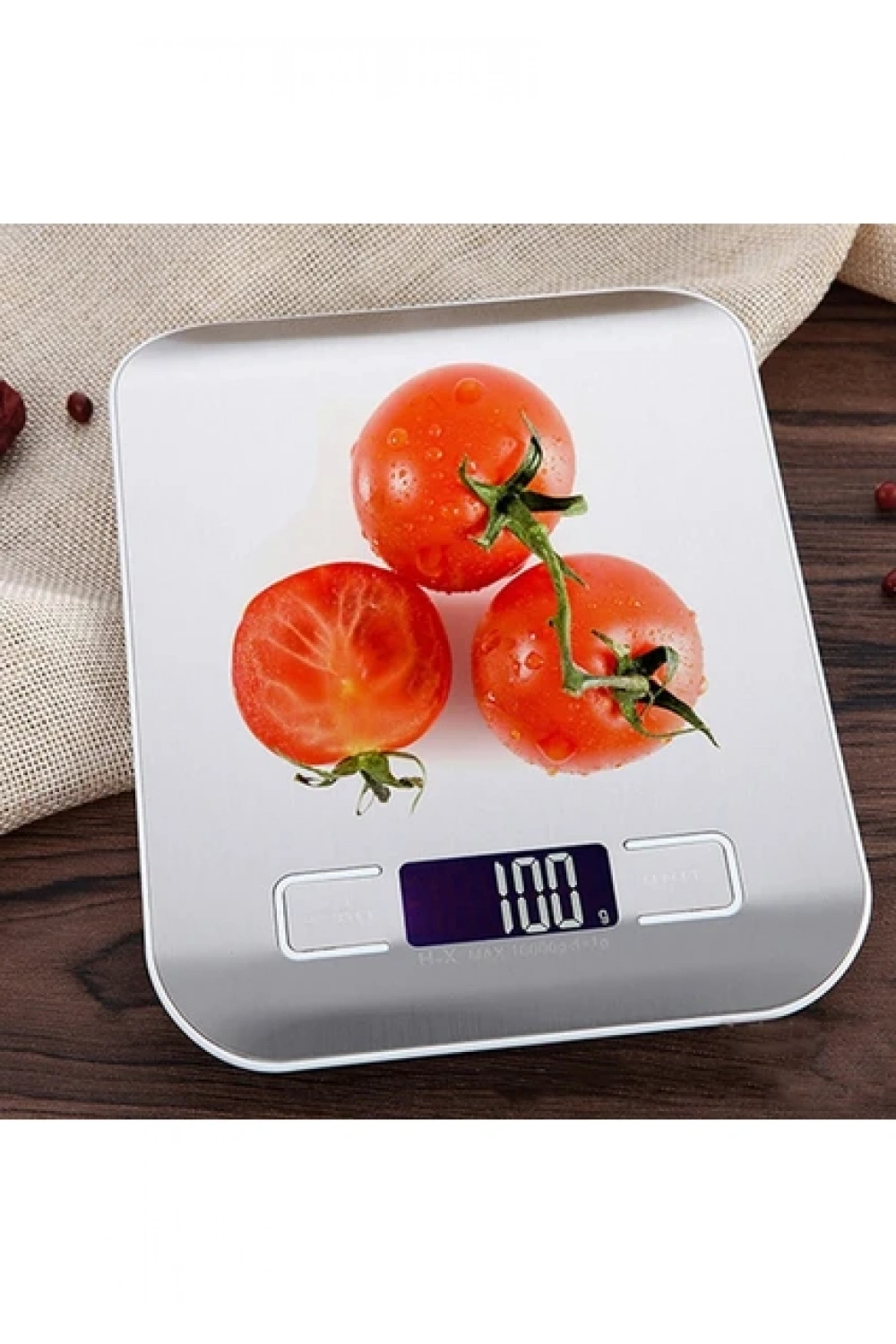 Metal Dijital Mutfak Terazisi Hassas Tartı 5 Kg Crown