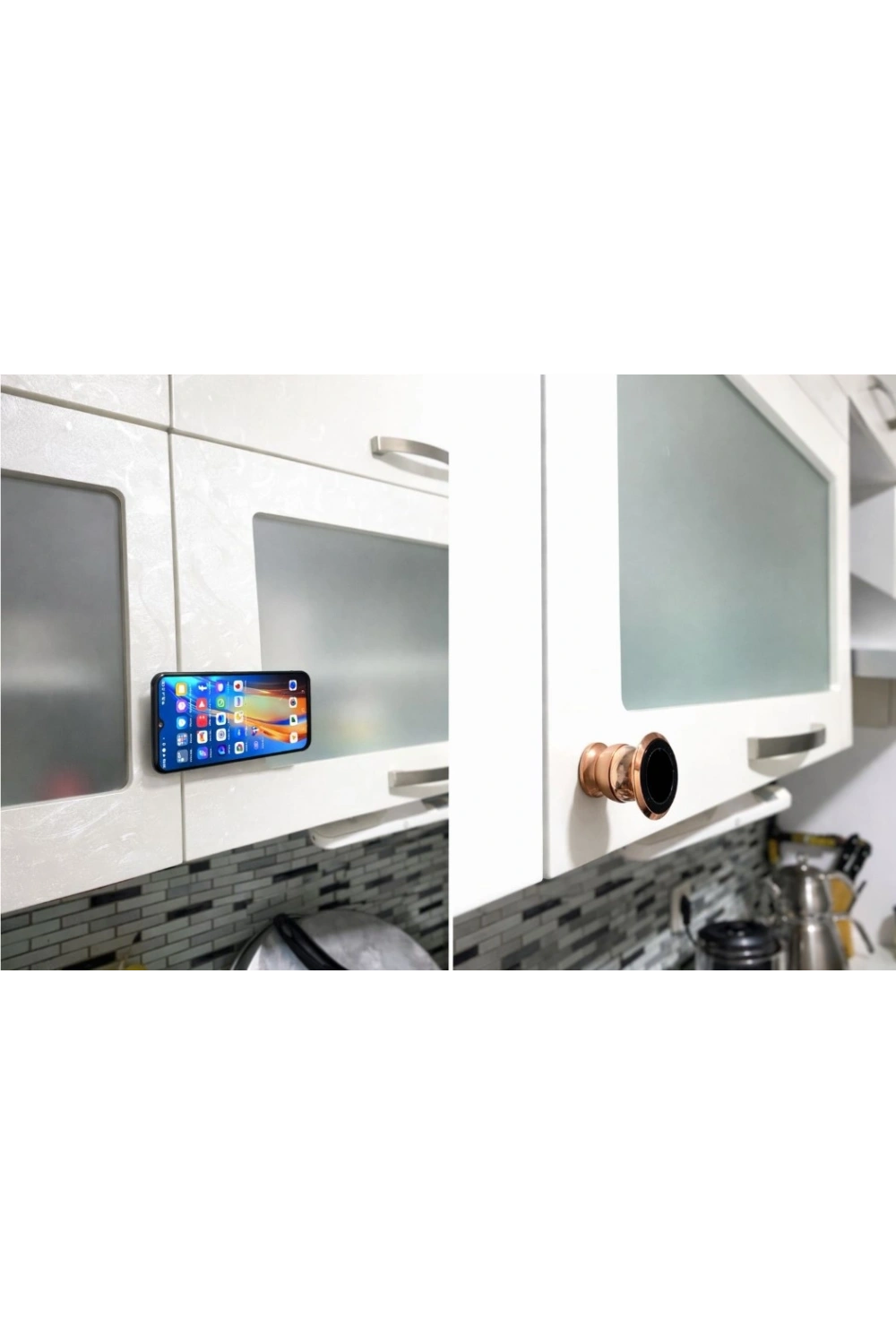 Metal Telefon Tutucu Torpidoya Yapışan Mıknatıslı