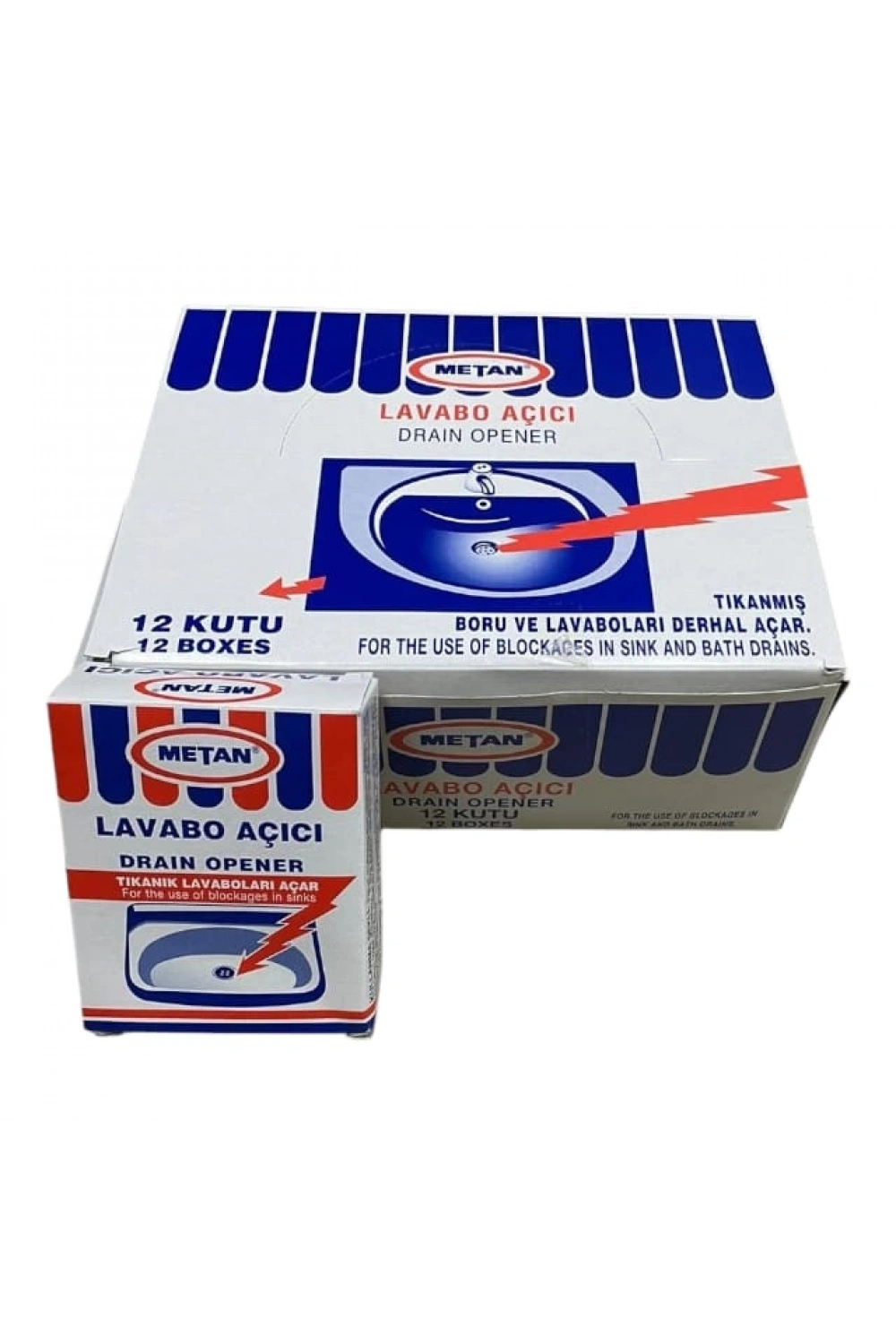 Metan Lavabo Açıcı 12 Adetli