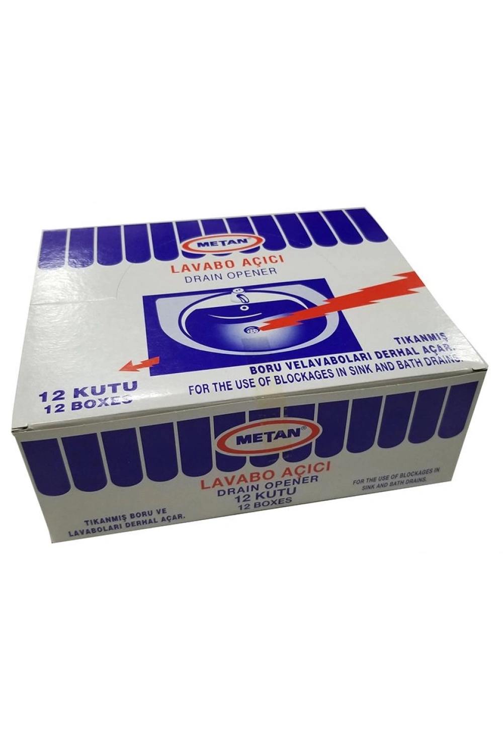 Metan Lavabo Açıcı 12 Adetli