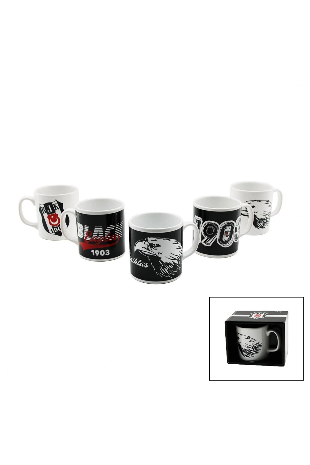 Mgm Mug ( Beşiktaş & Bjk ) Taraftar Seramik Kupa Bardak*18=k