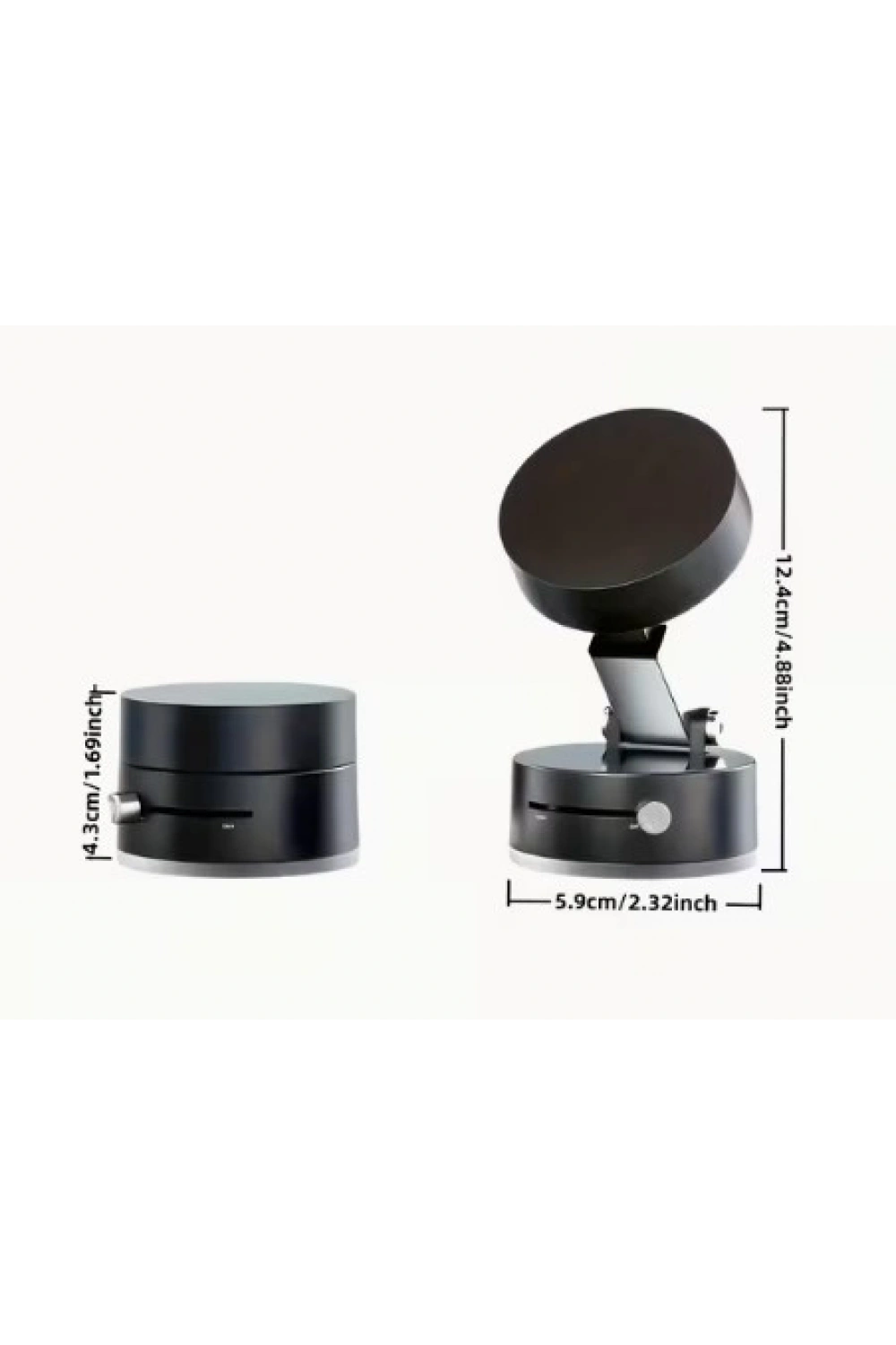Mıknatıslı Katlanabilir Telefon Tutucu - Torpido ve Cam Uyumlu