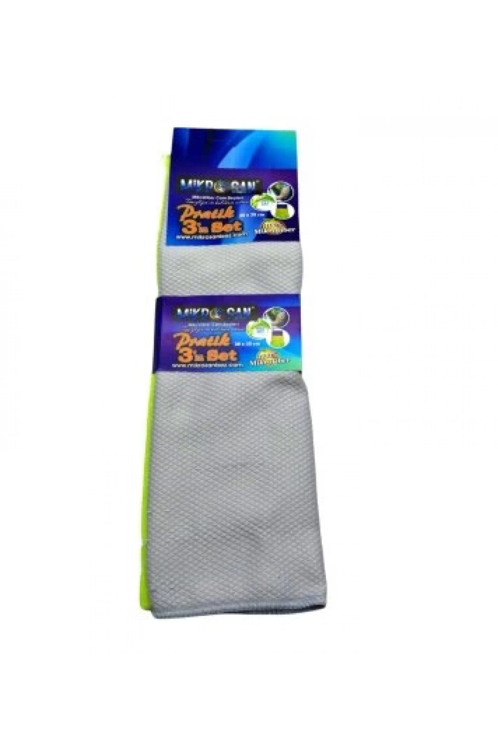 Mikrosan ( 3lü & Pratik Set ) Mikrofiber Bez 30x35cm.*200