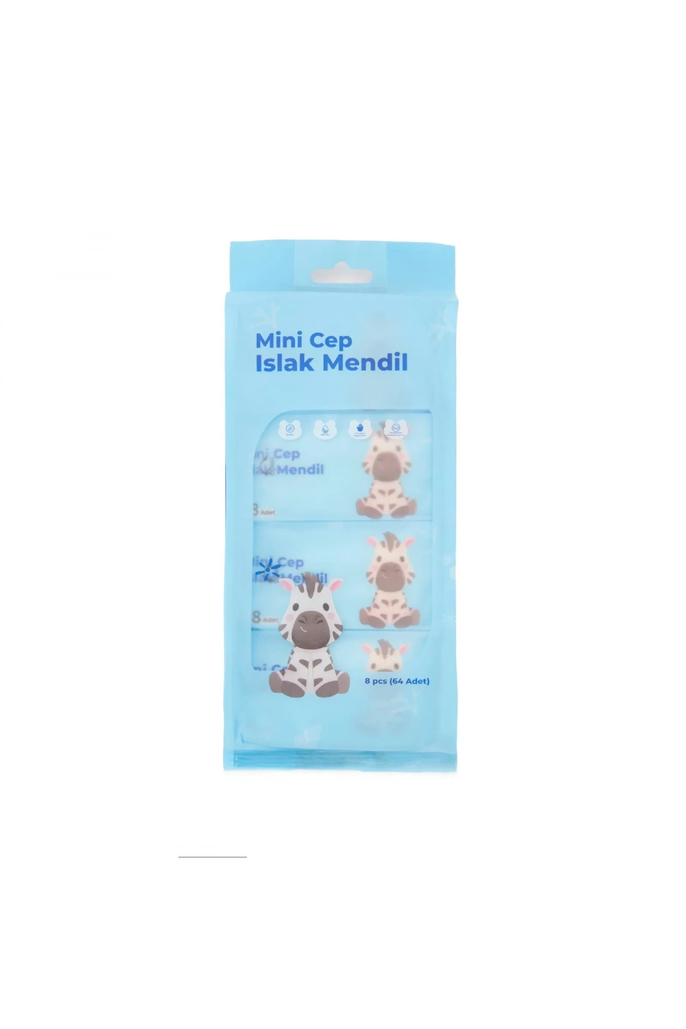 Mini Cep Islak Mendil Günlük Pratik 8li Paket