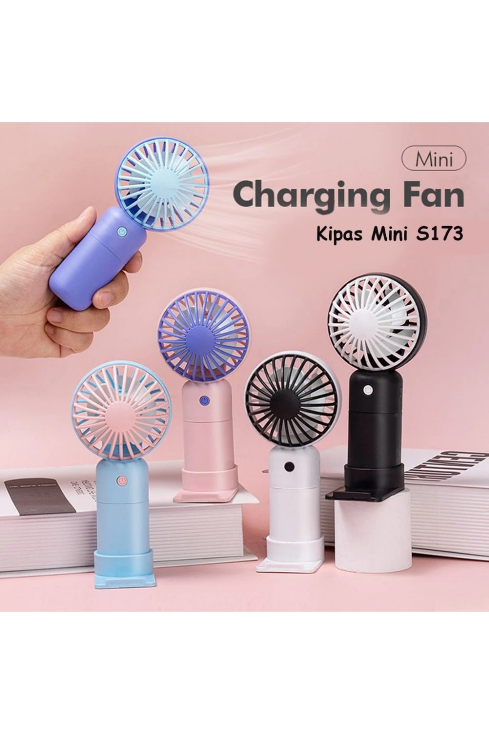 Mini El Fanı Şarjlı S173