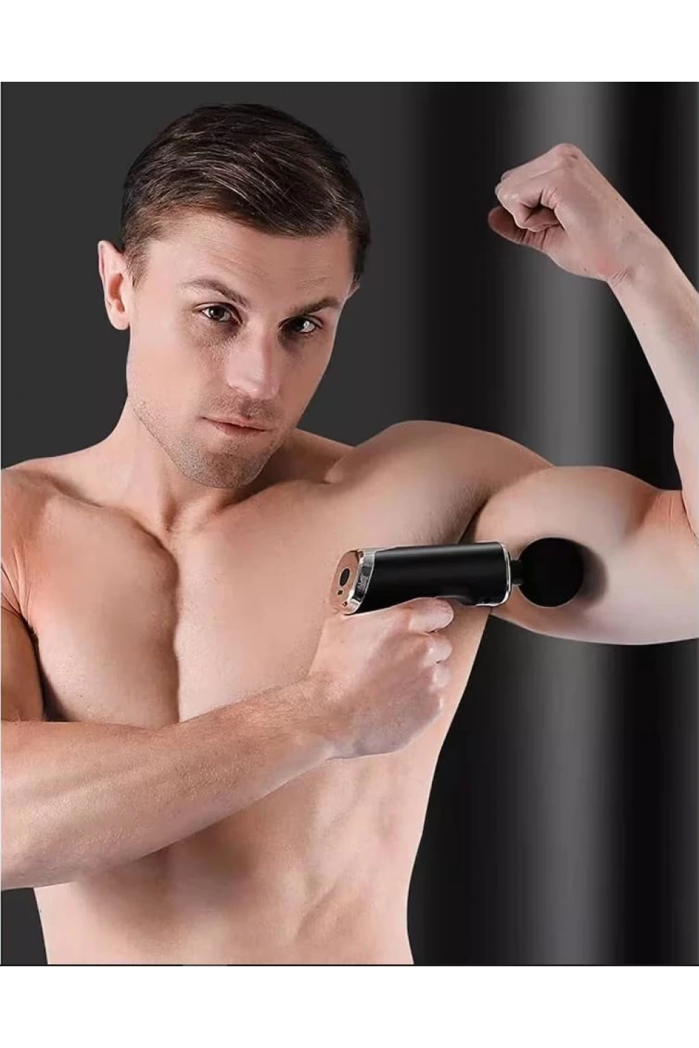 Mini Fascial Gun Profesyonel Şarjlı Masaj Aleti 4 Başlıklı Kh-800