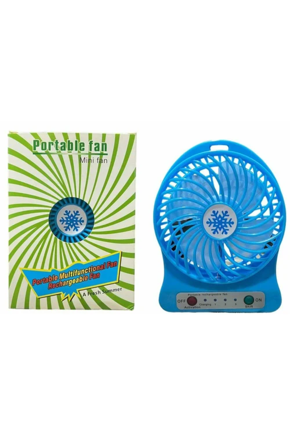 Mini Masa Fanı Mini Masaüstü Fan Şarjlı Egonex
