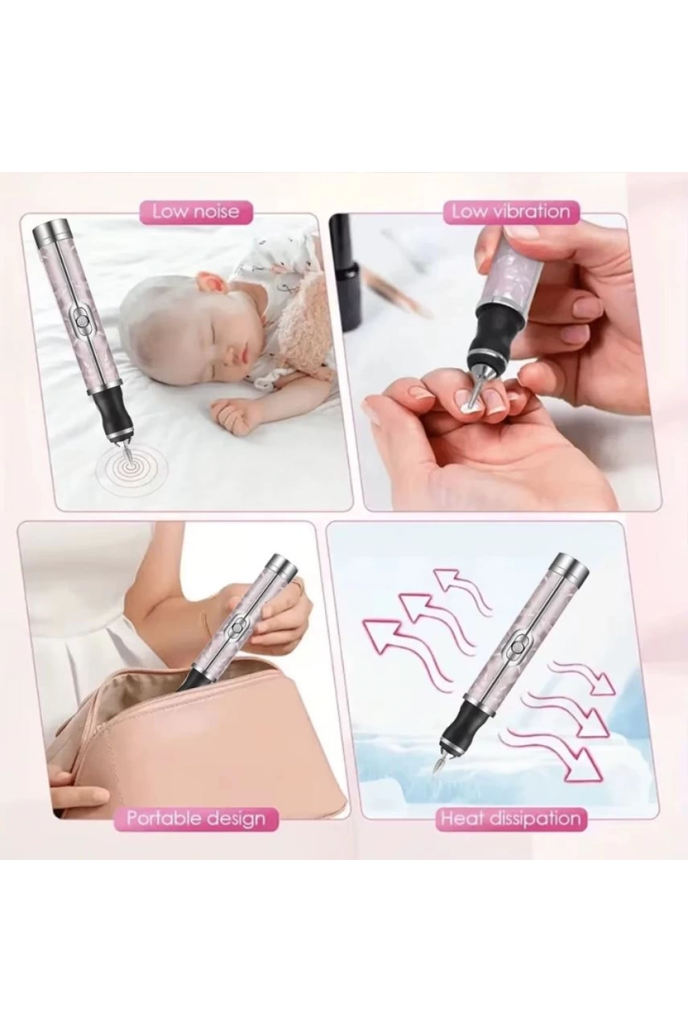 Egonex 13 In 1 Şarjlı Tırnak Törpüsü Ve Frezesi Seti, Manikür Ve Pedikür Cihazı